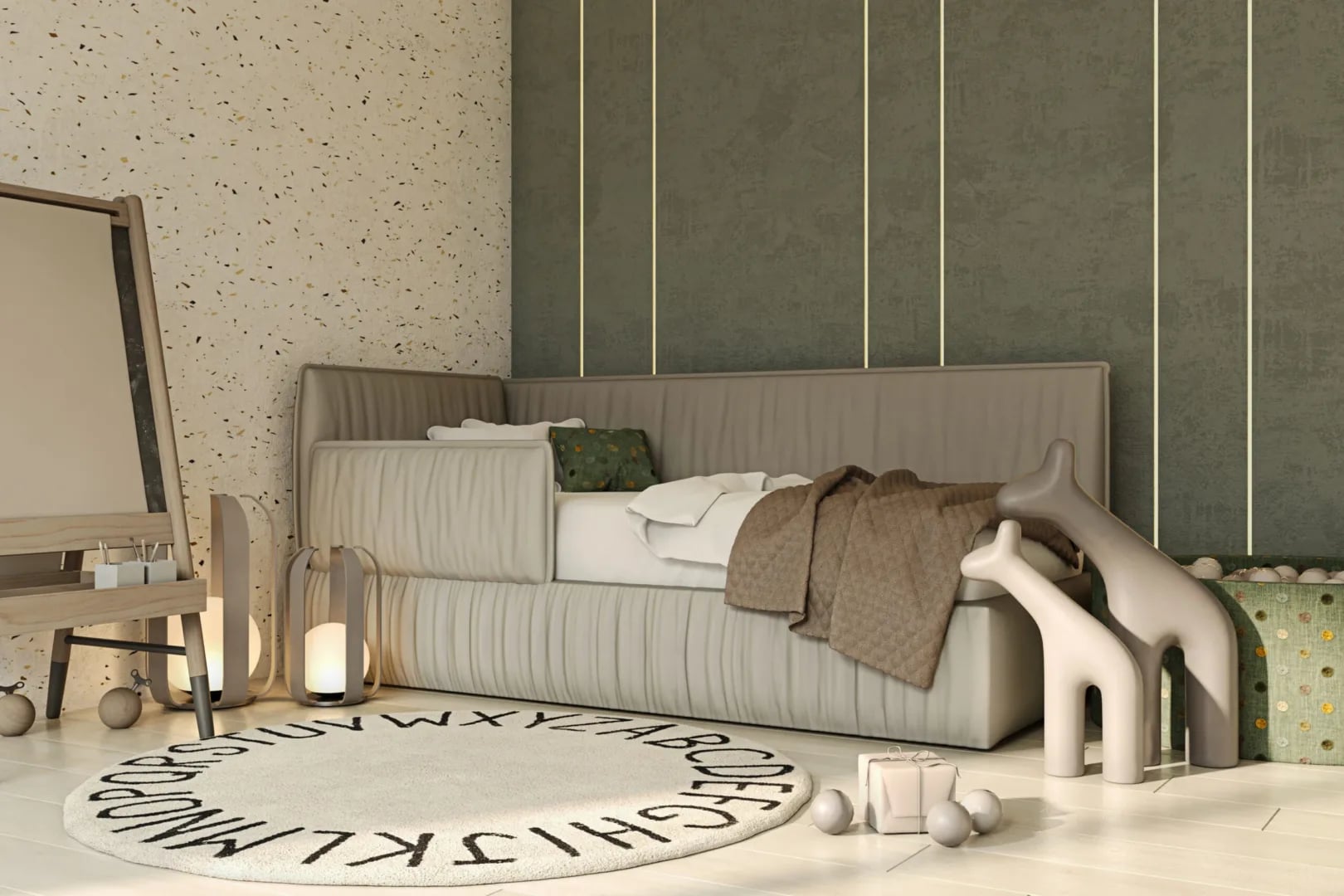 Vaikiška lova Barney Vaikiškos lovos Vaikų baldai