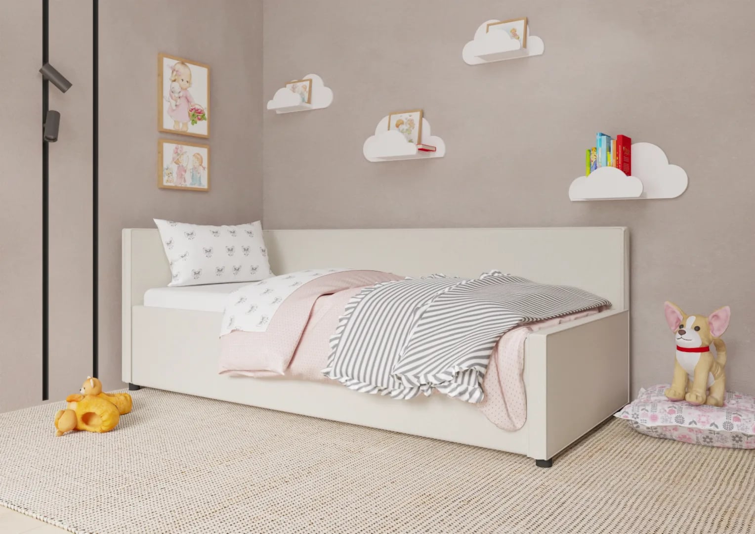 Vaikiška lova Jersey Vaikiškos lovos Vaikų baldai