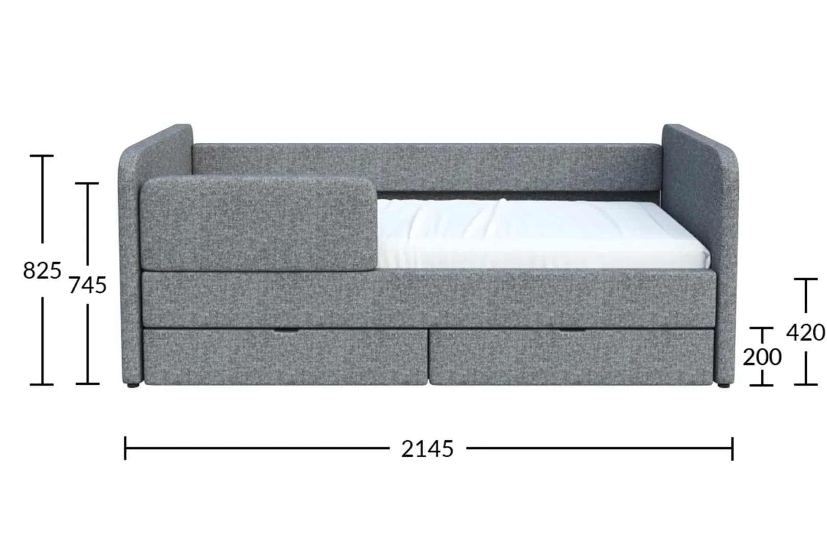 Vaikiška lova Elsa Vaikiškos lovos Vaikų baldai