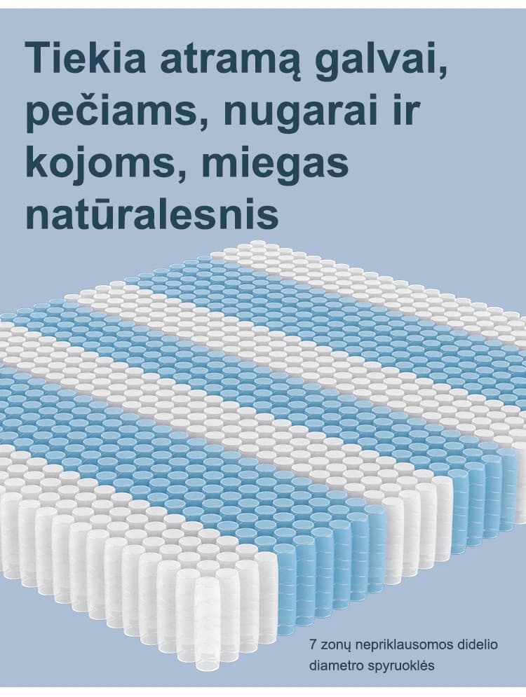 Čiužinys Cloudia Infinity Čiužiniai Miegamojo baldai Vaikų baldai